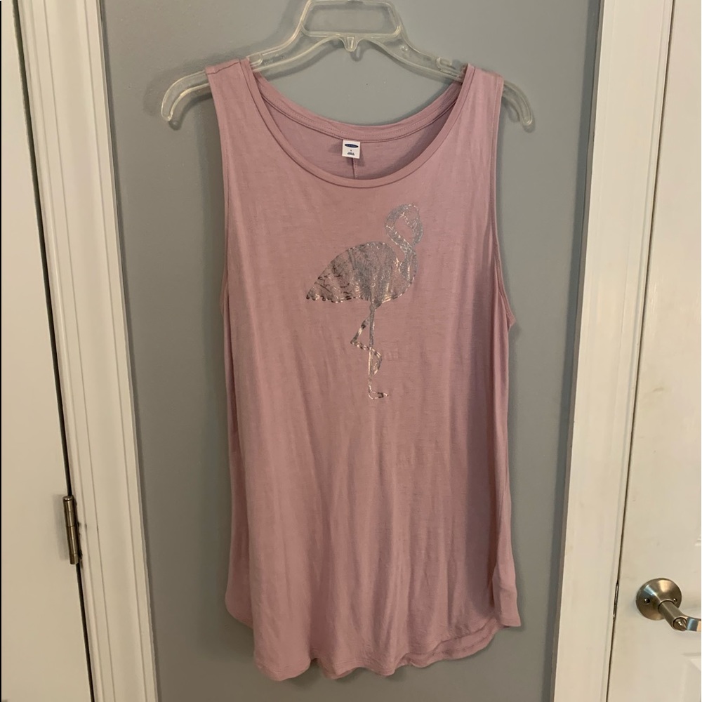 NWOT lavender Flamingo tank. Old navy. Large